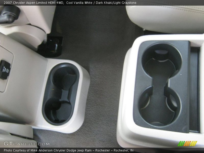 Cool Vanilla White / Dark Khaki/Light Graystone 2007 Chrysler Aspen Limited HEMI 4WD