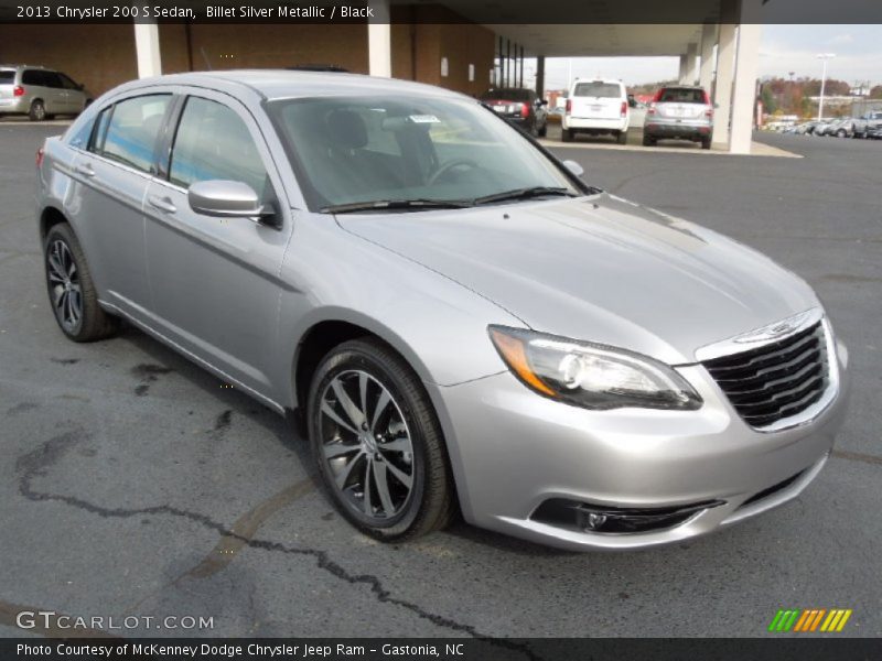 Billet Silver Metallic / Black 2013 Chrysler 200 S Sedan