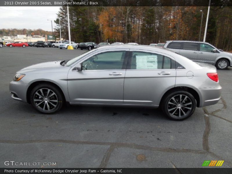 Billet Silver Metallic / Black 2013 Chrysler 200 S Sedan