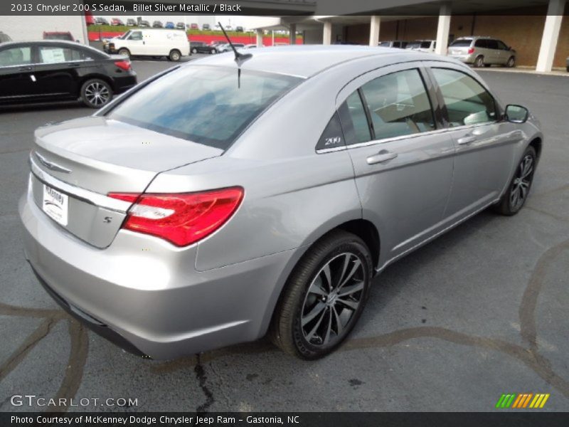 Billet Silver Metallic / Black 2013 Chrysler 200 S Sedan