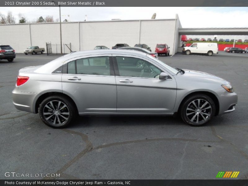 Billet Silver Metallic / Black 2013 Chrysler 200 S Sedan