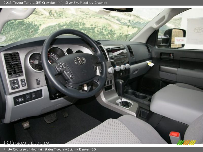 Silver Sky Metallic / Graphite 2013 Toyota Tundra SR5 CrewMax 4x4