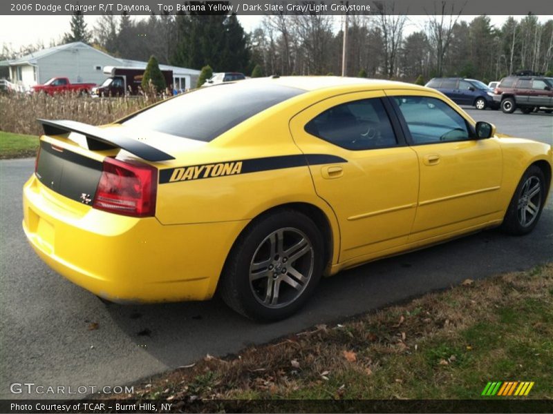 Top Banana Yellow / Dark Slate Gray/Light Graystone 2006 Dodge Charger R/T Daytona