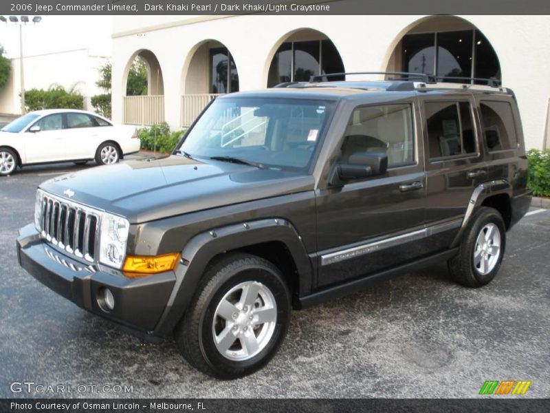 Dark Khaki Pearl / Dark Khaki/Light Graystone 2006 Jeep Commander Limited