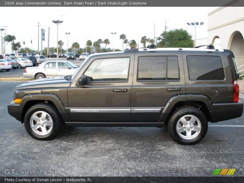 Dark Khaki Pearl / Dark Khaki/Light Graystone 2006 Jeep Commander Limited
