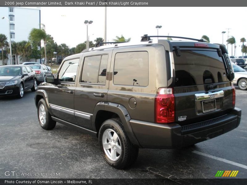 Dark Khaki Pearl / Dark Khaki/Light Graystone 2006 Jeep Commander Limited