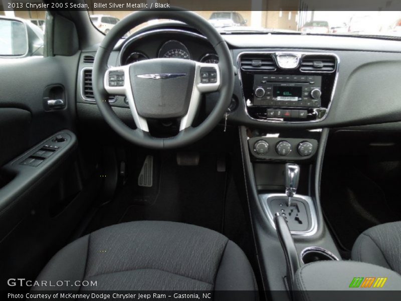 Billet Silver Metallic / Black 2013 Chrysler 200 S Sedan