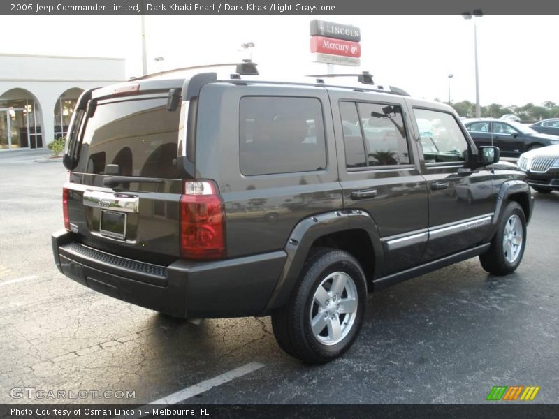 Dark Khaki Pearl / Dark Khaki/Light Graystone 2006 Jeep Commander Limited