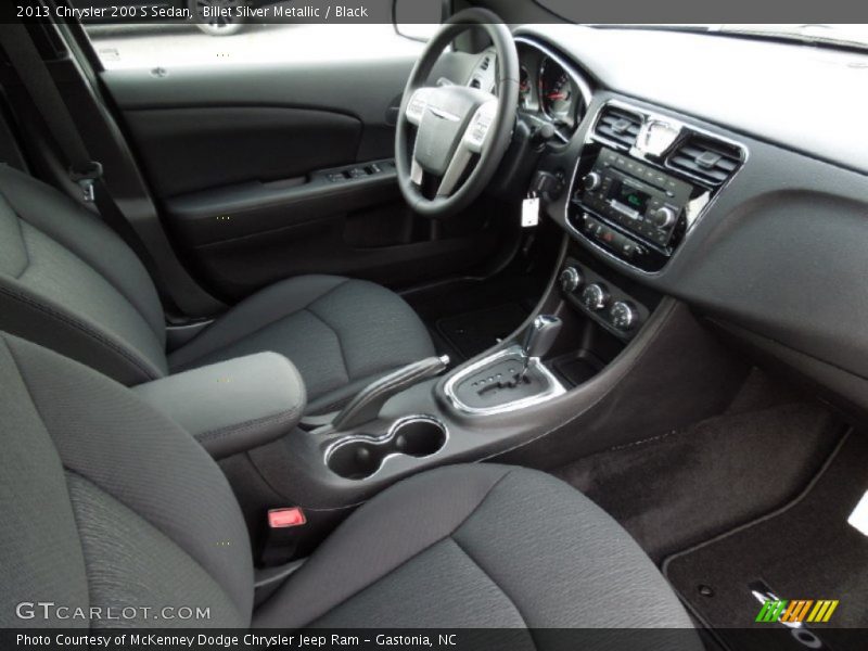 Billet Silver Metallic / Black 2013 Chrysler 200 S Sedan