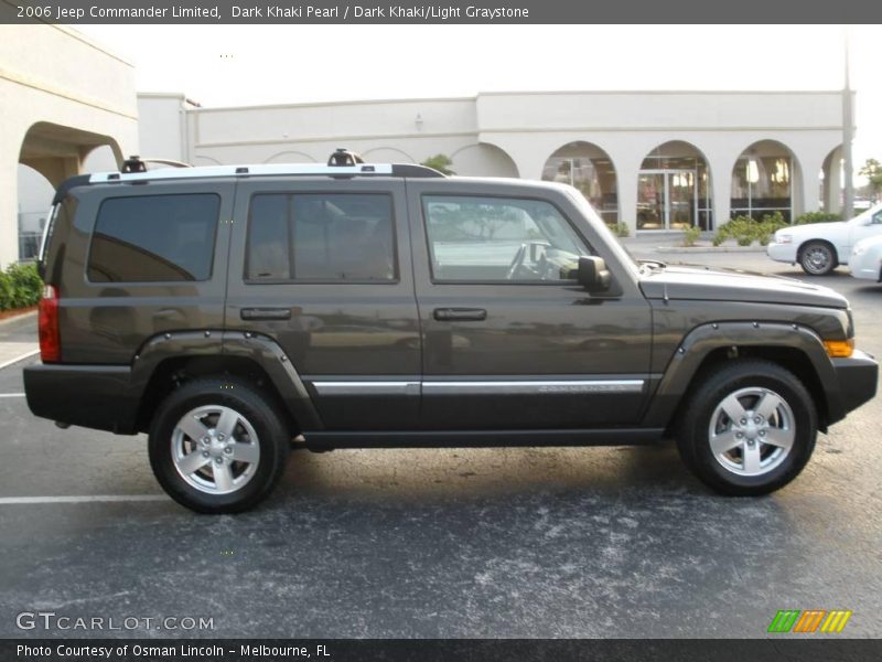 Dark Khaki Pearl / Dark Khaki/Light Graystone 2006 Jeep Commander Limited