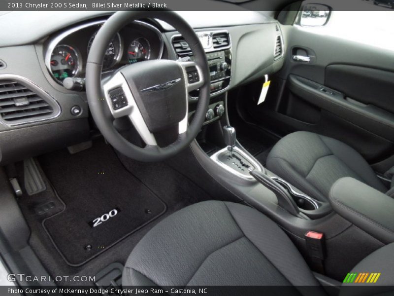 Billet Silver Metallic / Black 2013 Chrysler 200 S Sedan