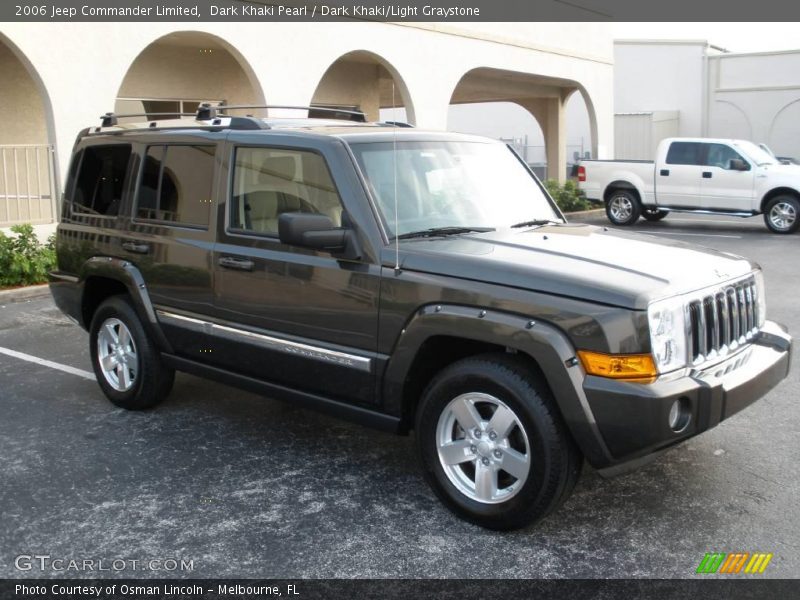 Dark Khaki Pearl / Dark Khaki/Light Graystone 2006 Jeep Commander Limited