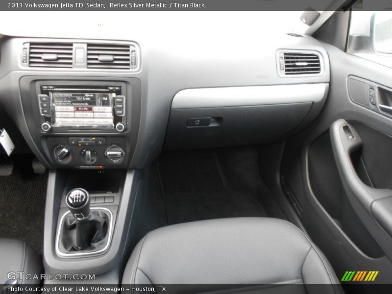 Reflex Silver Metallic / Titan Black 2013 Volkswagen Jetta TDI Sedan