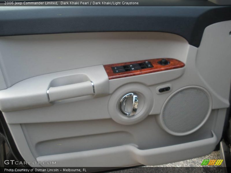 Dark Khaki Pearl / Dark Khaki/Light Graystone 2006 Jeep Commander Limited