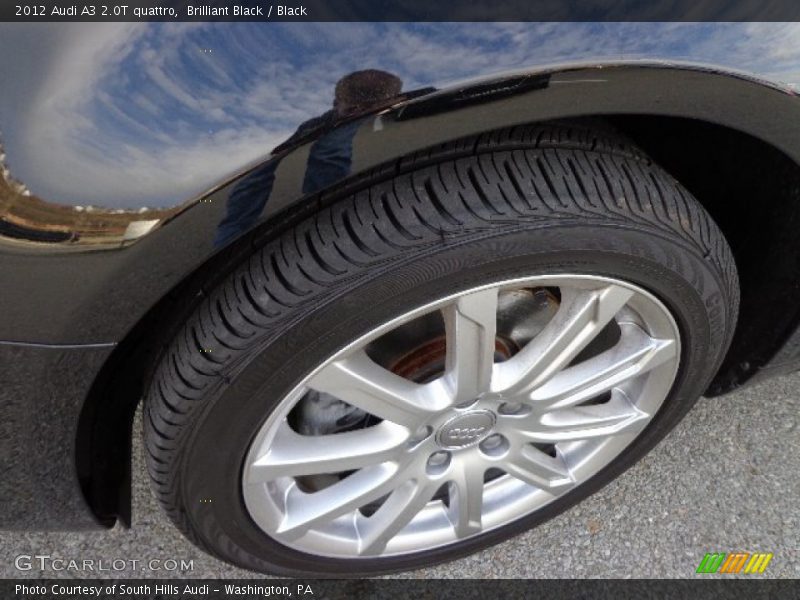 Brilliant Black / Black 2012 Audi A3 2.0T quattro