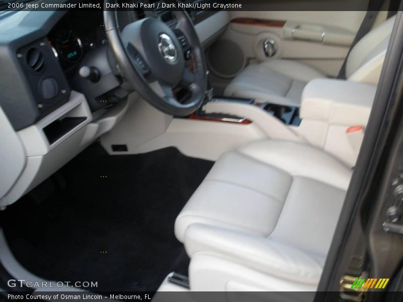 Dark Khaki Pearl / Dark Khaki/Light Graystone 2006 Jeep Commander Limited