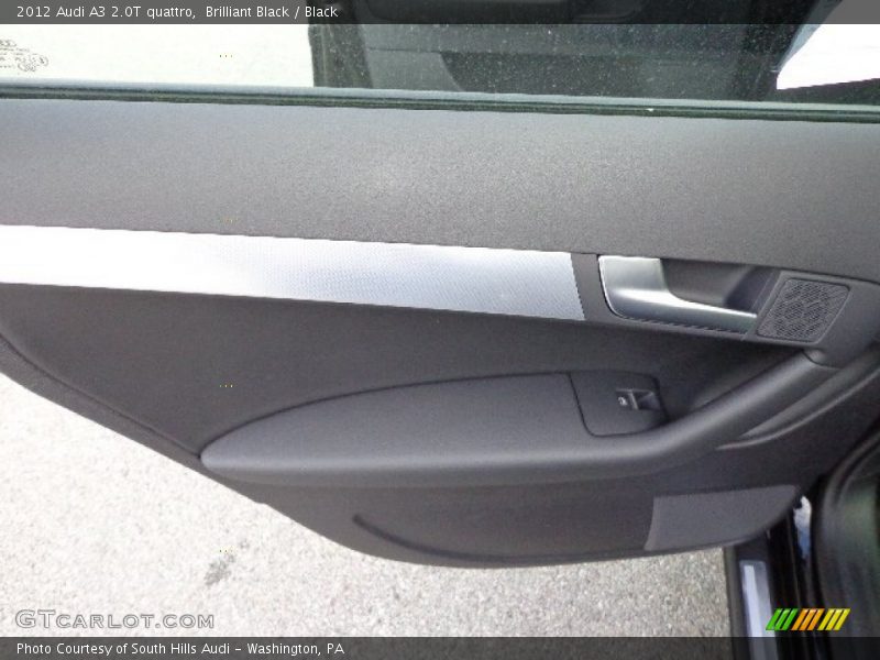 Brilliant Black / Black 2012 Audi A3 2.0T quattro
