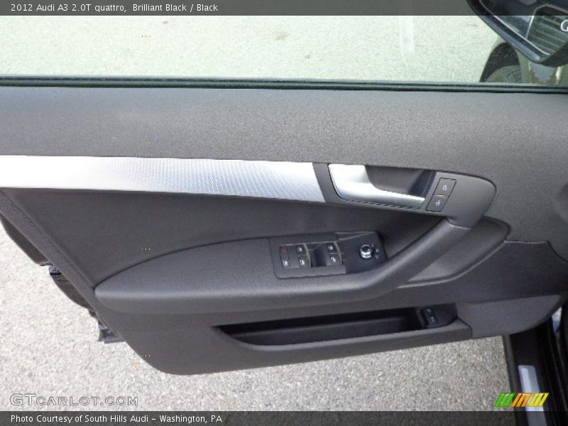 Brilliant Black / Black 2012 Audi A3 2.0T quattro