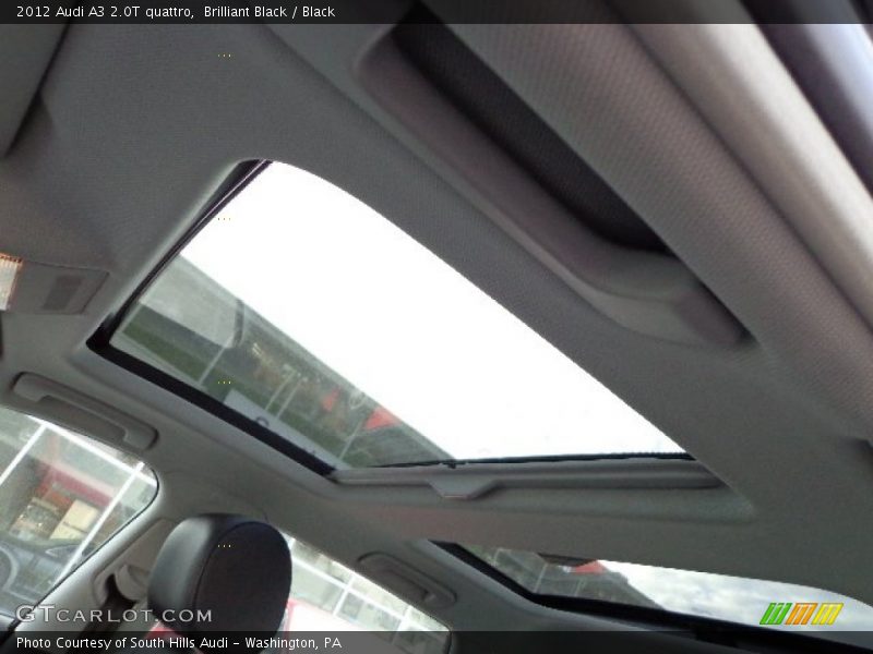 Brilliant Black / Black 2012 Audi A3 2.0T quattro