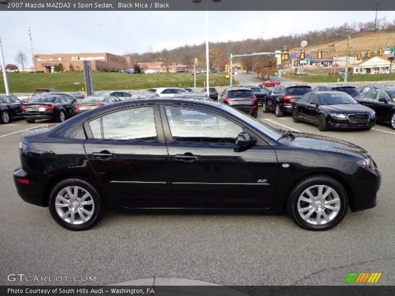 Black Mica / Black 2007 Mazda MAZDA3 s Sport Sedan