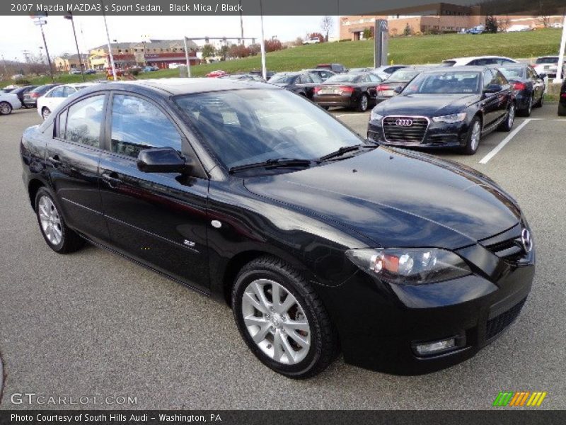 Black Mica / Black 2007 Mazda MAZDA3 s Sport Sedan