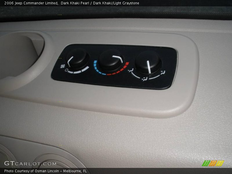 Dark Khaki Pearl / Dark Khaki/Light Graystone 2006 Jeep Commander Limited
