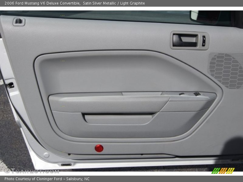 Satin Silver Metallic / Light Graphite 2006 Ford Mustang V6 Deluxe Convertible