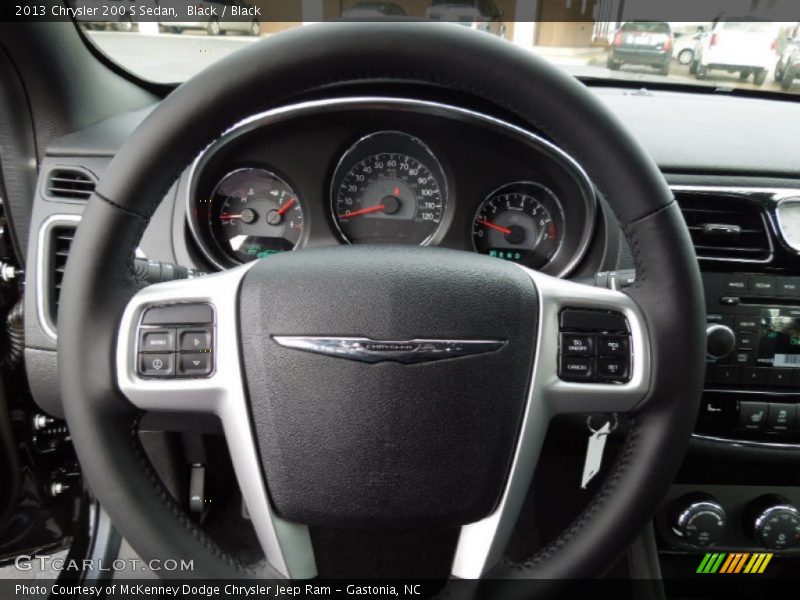 Black / Black 2013 Chrysler 200 S Sedan