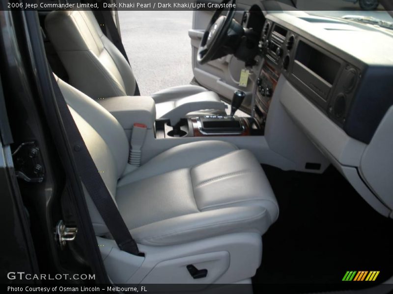 Dark Khaki Pearl / Dark Khaki/Light Graystone 2006 Jeep Commander Limited