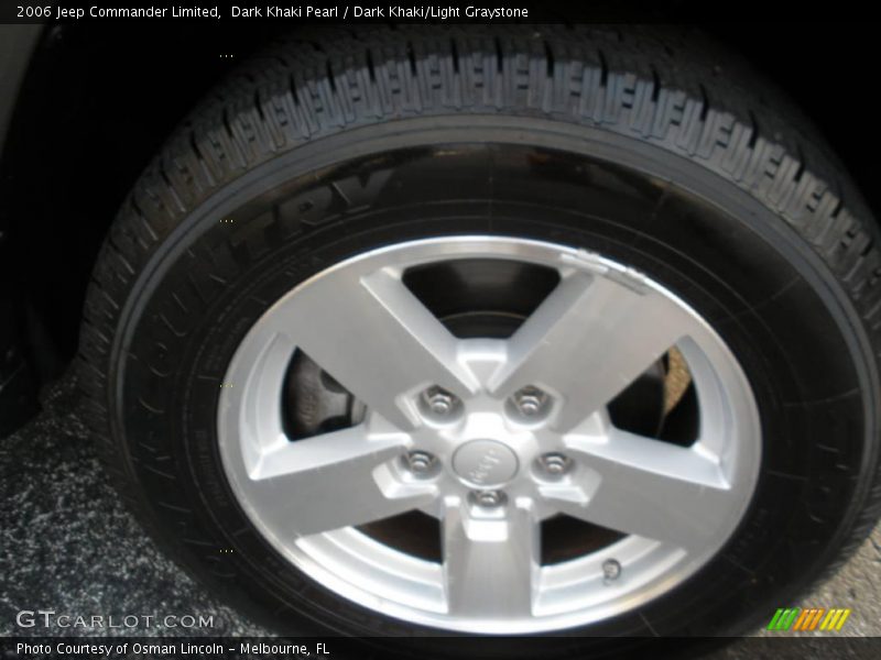 Dark Khaki Pearl / Dark Khaki/Light Graystone 2006 Jeep Commander Limited