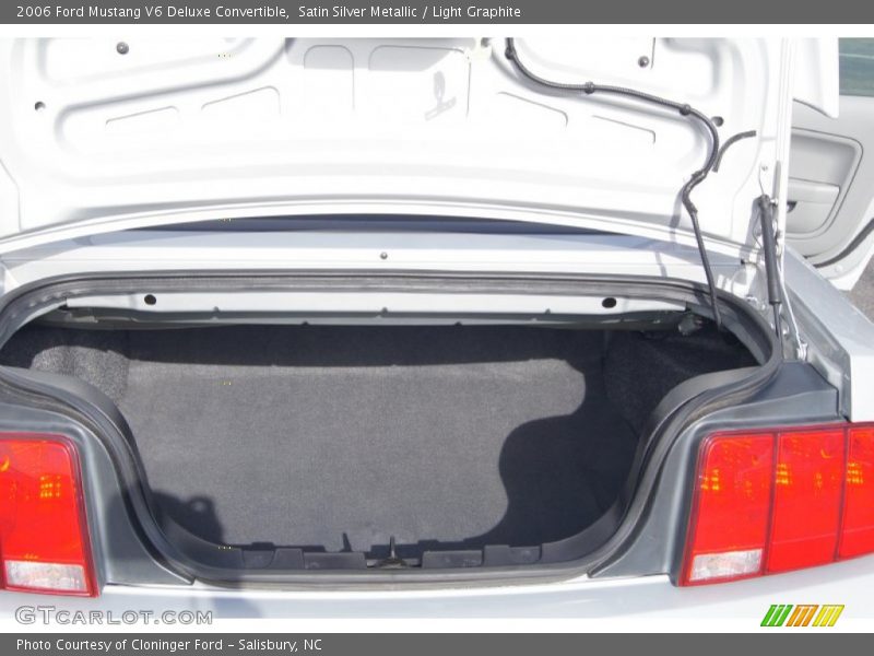 Satin Silver Metallic / Light Graphite 2006 Ford Mustang V6 Deluxe Convertible