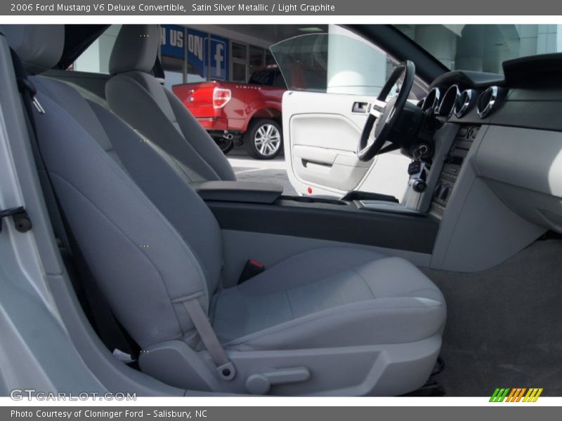 Satin Silver Metallic / Light Graphite 2006 Ford Mustang V6 Deluxe Convertible