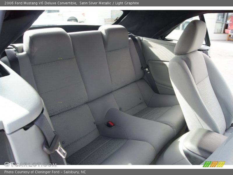 Satin Silver Metallic / Light Graphite 2006 Ford Mustang V6 Deluxe Convertible