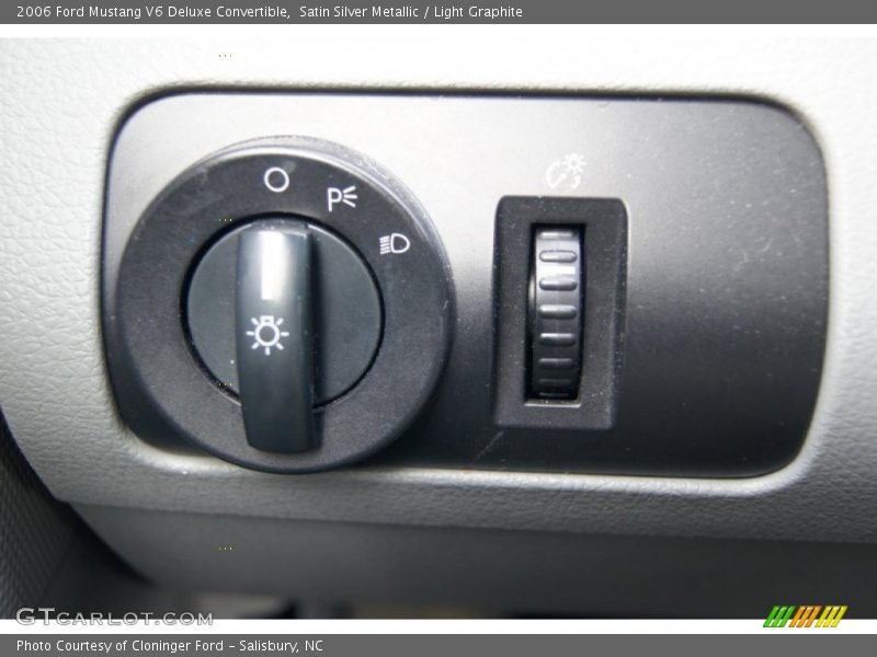 Satin Silver Metallic / Light Graphite 2006 Ford Mustang V6 Deluxe Convertible