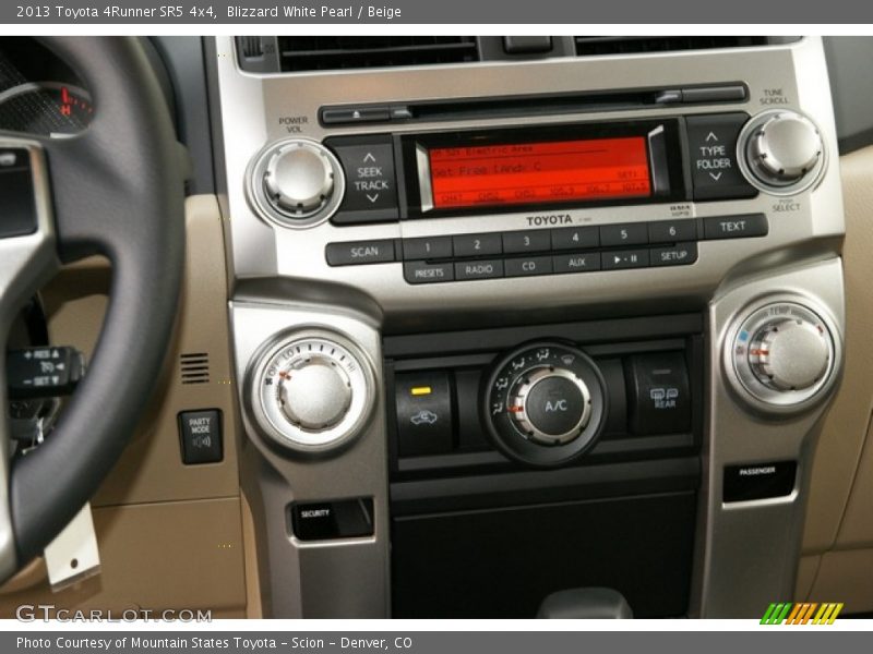 Blizzard White Pearl / Beige 2013 Toyota 4Runner SR5 4x4