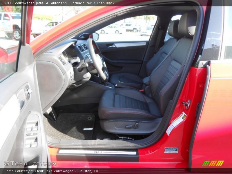 Tornado Red / Titan Black 2013 Volkswagen Jetta GLI Autobahn