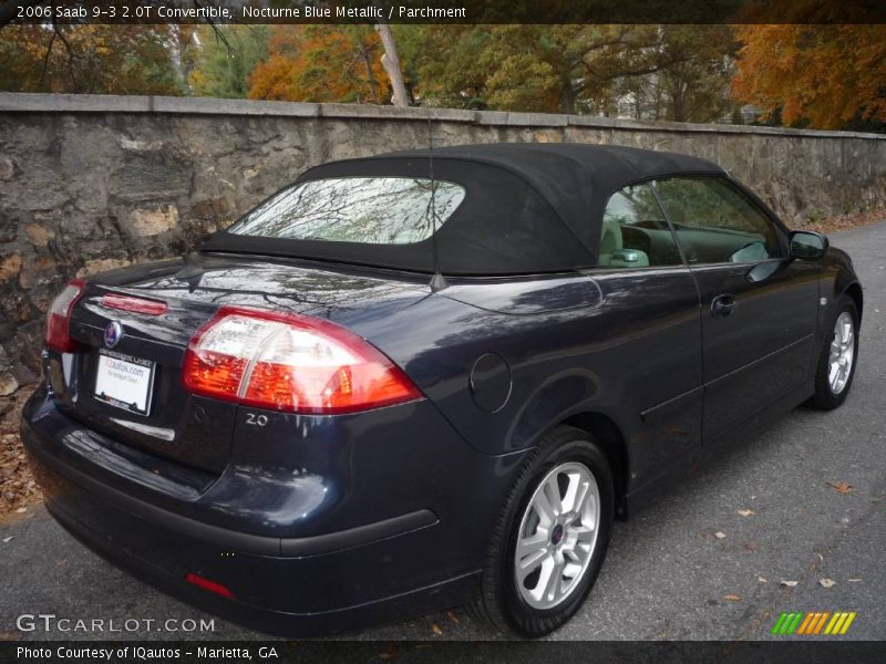 Nocturne Blue Metallic / Parchment 2006 Saab 9-3 2.0T Convertible