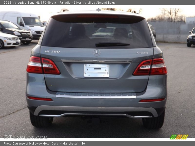 Palladium Silver Metallic / Almond Beige 2013 Mercedes-Benz ML 350 4Matic