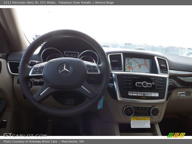 Palladium Silver Metallic / Almond Beige 2013 Mercedes-Benz ML 350 4Matic