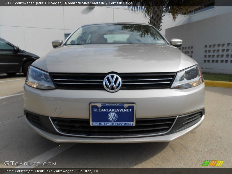 Moonrock Silver Metallic / Cornsilk Beige 2013 Volkswagen Jetta TDI Sedan