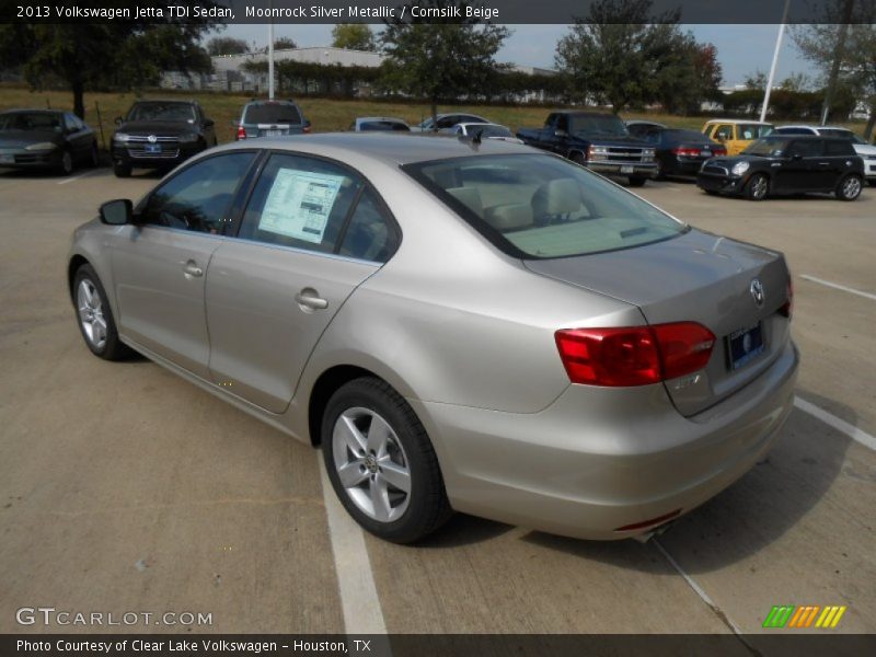 Moonrock Silver Metallic / Cornsilk Beige 2013 Volkswagen Jetta TDI Sedan