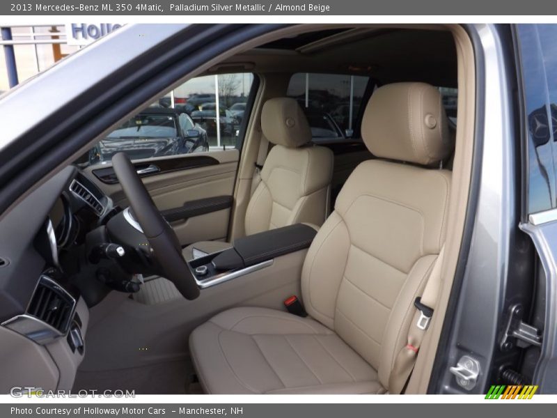 Palladium Silver Metallic / Almond Beige 2013 Mercedes-Benz ML 350 4Matic