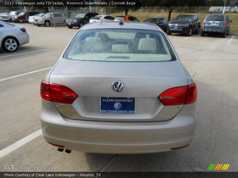 Moonrock Silver Metallic / Cornsilk Beige 2013 Volkswagen Jetta TDI Sedan