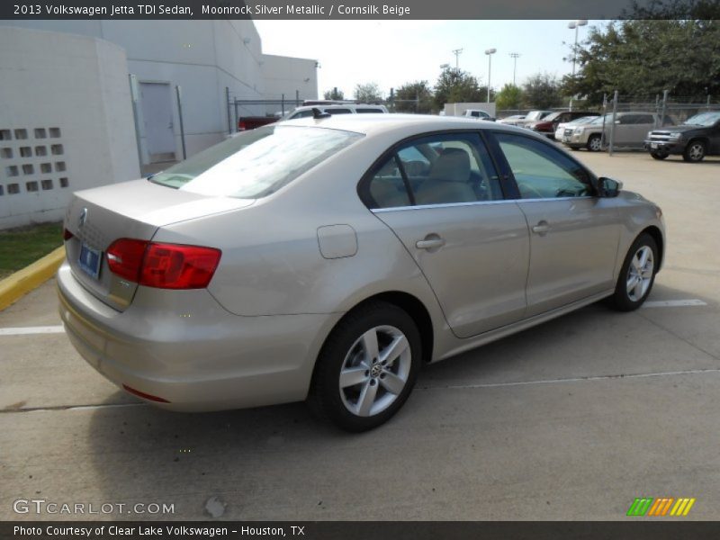 Moonrock Silver Metallic / Cornsilk Beige 2013 Volkswagen Jetta TDI Sedan