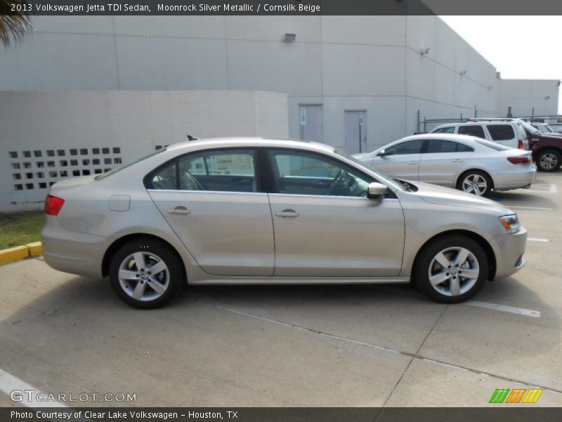 Moonrock Silver Metallic / Cornsilk Beige 2013 Volkswagen Jetta TDI Sedan