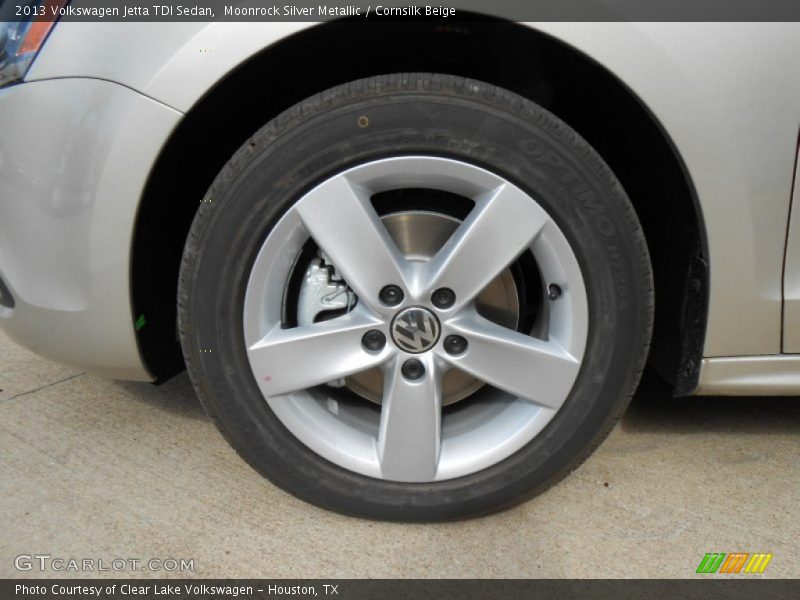 Moonrock Silver Metallic / Cornsilk Beige 2013 Volkswagen Jetta TDI Sedan