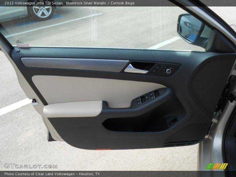 Moonrock Silver Metallic / Cornsilk Beige 2013 Volkswagen Jetta TDI Sedan