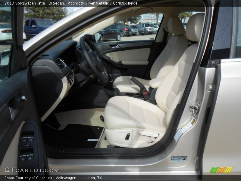 Moonrock Silver Metallic / Cornsilk Beige 2013 Volkswagen Jetta TDI Sedan
