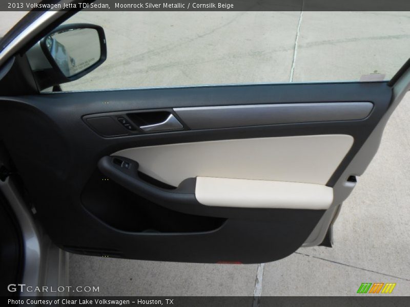 Moonrock Silver Metallic / Cornsilk Beige 2013 Volkswagen Jetta TDI Sedan