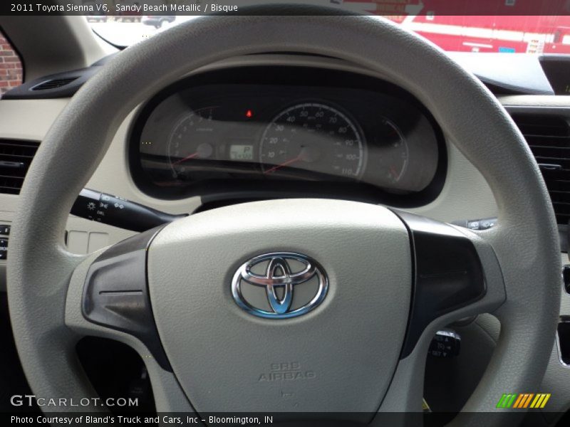 Sandy Beach Metallic / Bisque 2011 Toyota Sienna V6
